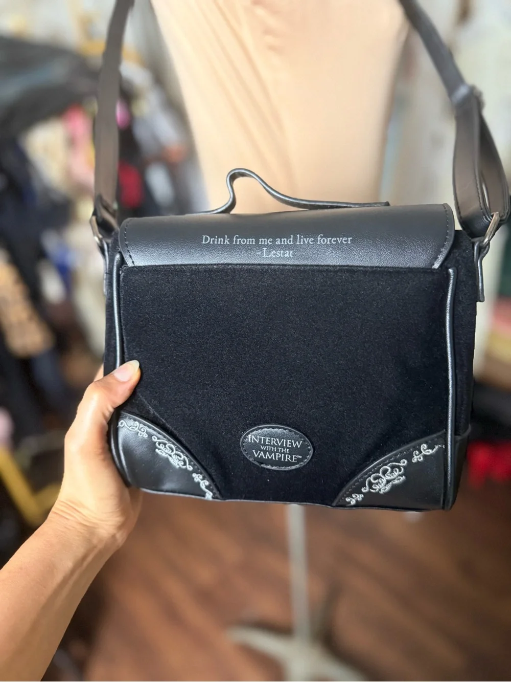 Interview With The Vampire Crossbody Satchel Bag Whimsigoth Dark Academia